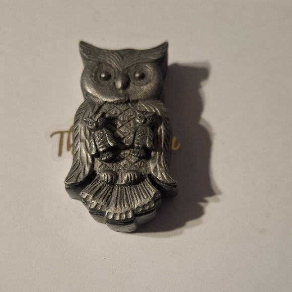 Jewelry - Silver Owl Brooch